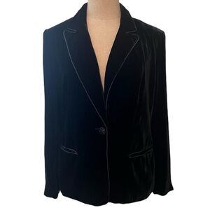 Jones New York Velvet Blazer